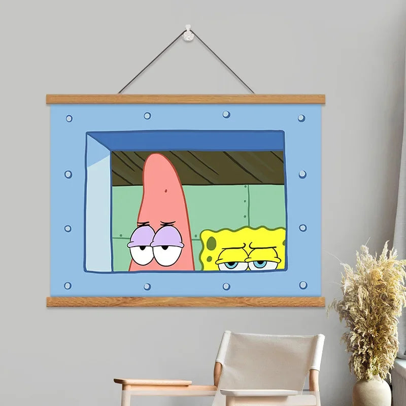 Tableau Bob L'Éponge - Trio Bikini Bottom