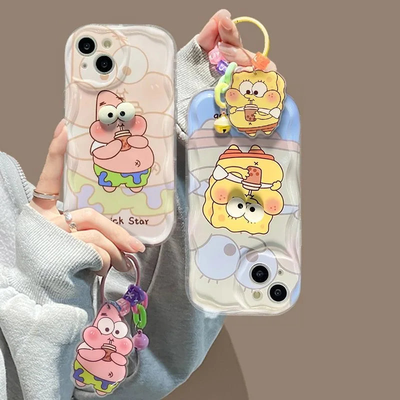 Coque Bob L'Éponge - Patrick Milkshake Rose
