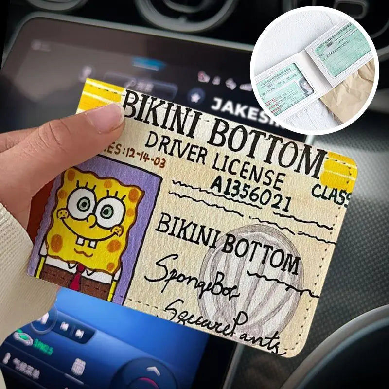 Porte-Carte Bob L'Éponge - Permis Bikini Bottom