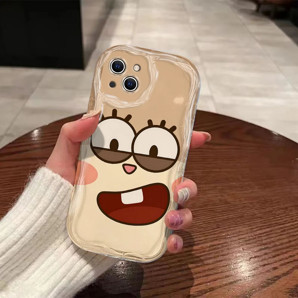 Cover per iPhone Sandy Cheeks - Primo piano del viso