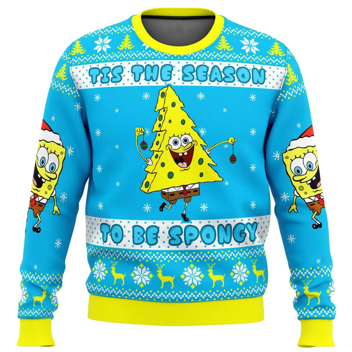 Maglione natalizio SpongeBob - È la stagione (albero di Natale)