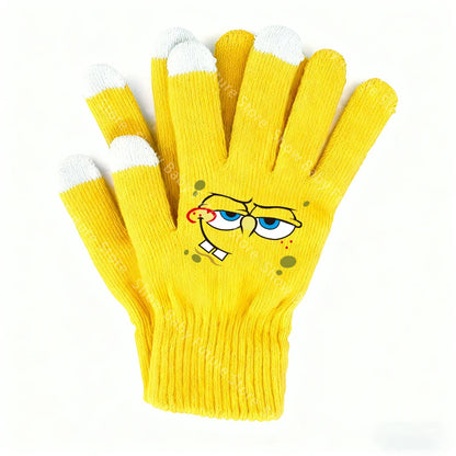 Gants Tactiles Bob L'Éponge - Visage Bob