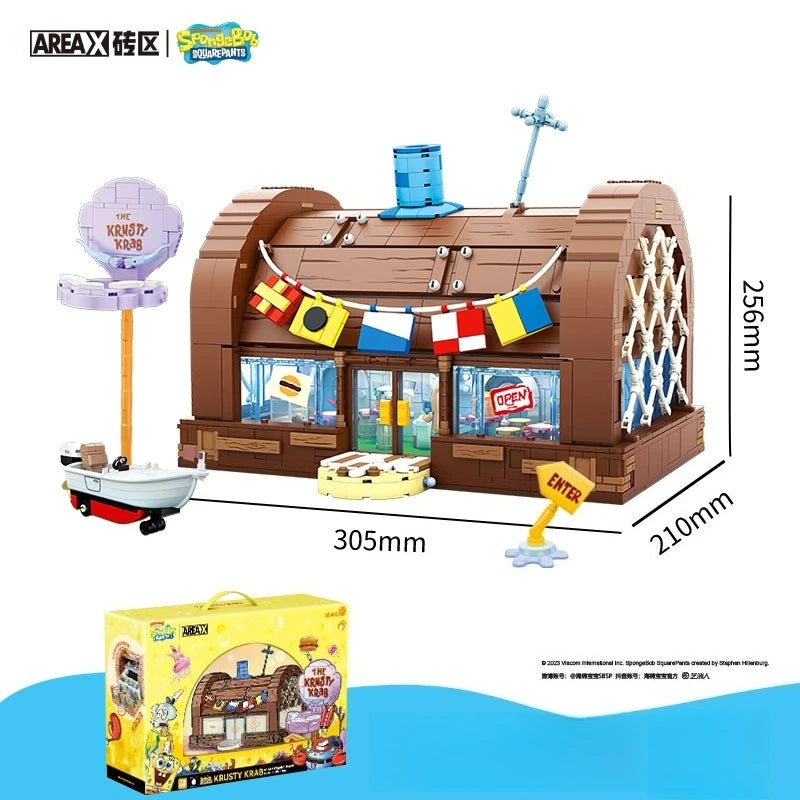 Set de Construction Bob l'Éponge - Le Crabe Croustillant en Briques