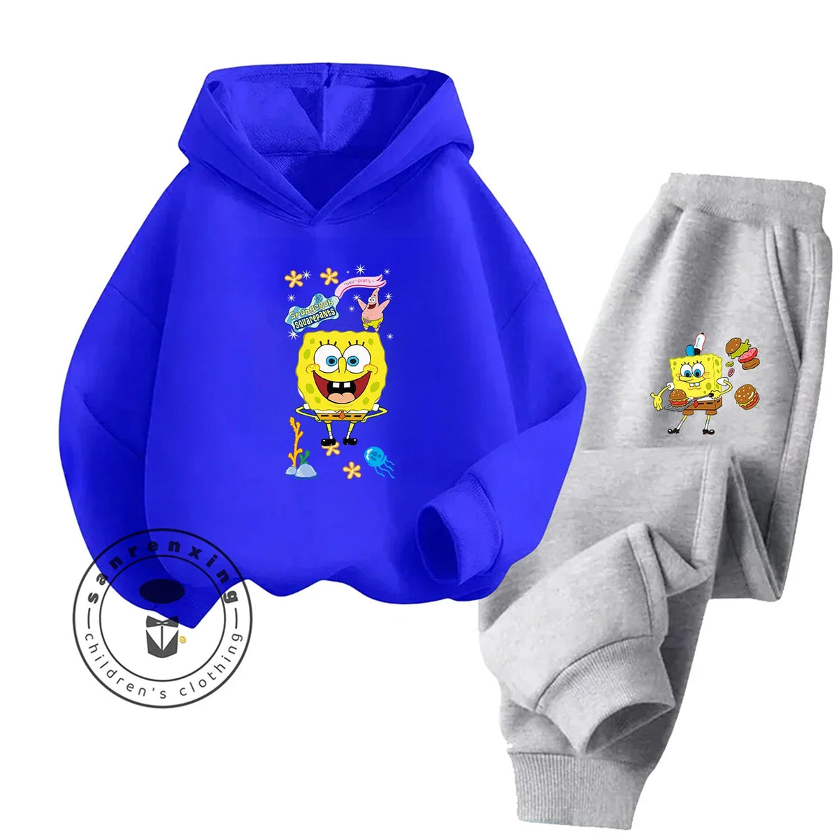 Ensemble Sport Bob L'Éponge - Jaune & Pantalon Noir