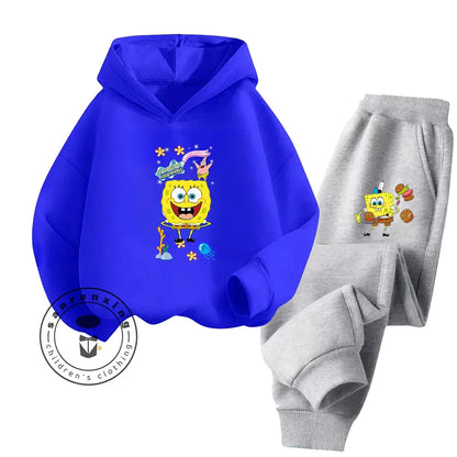 Ensemble Sport Bob L'Éponge - Jaune & Pantalon Noir