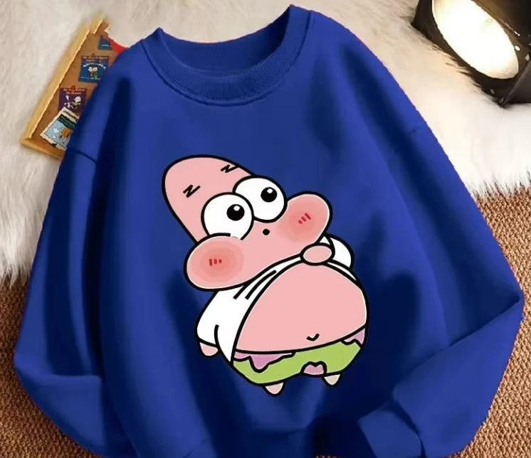 Sweat Shirt Gris Patrick L'Étoile - Ventre Rond