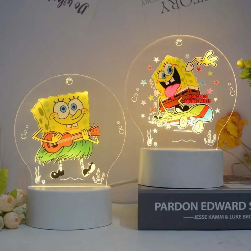 Veilleuse LED Bob & Patrick - Mème Imagination
