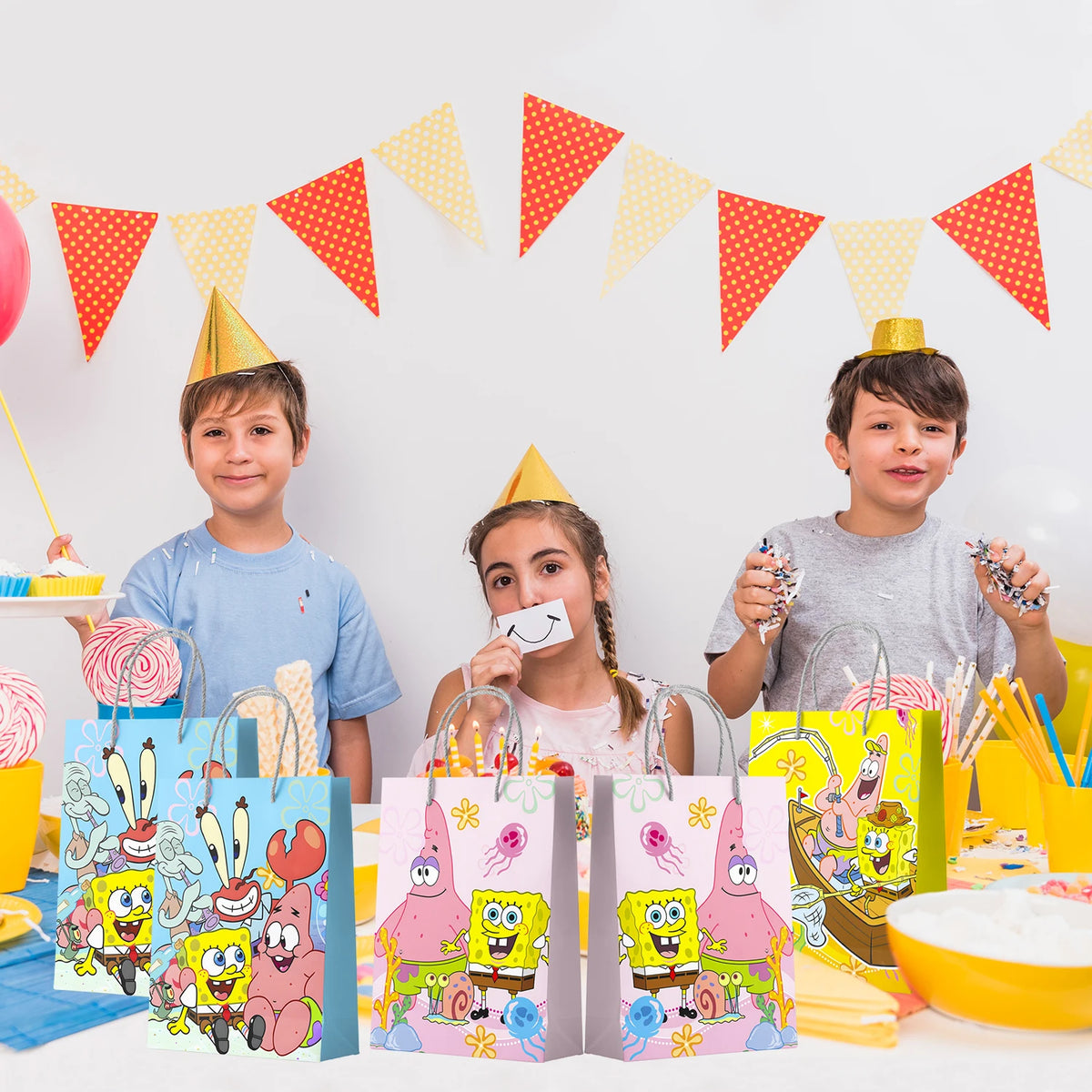 Sacs Cadeaux Bob L'Éponge - Party Pack