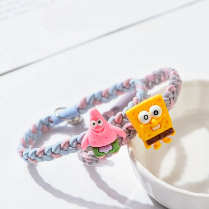 Bracelets Bob L'Éponge - Duo Amitié Tressé
