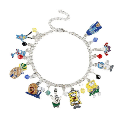 Bracelet Bob L'Éponge - Gourmette Multi-Charms