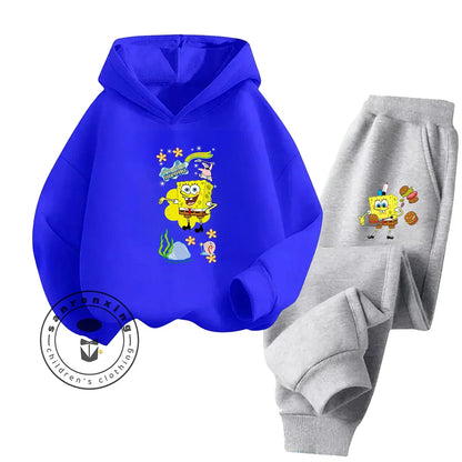 Ensemble Sport Bob L'Éponge - Jaune & Pantalon Noir