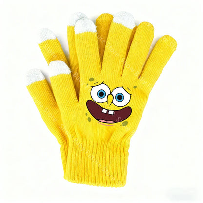 Gants Tactiles Bob L'Éponge - Visage Bob