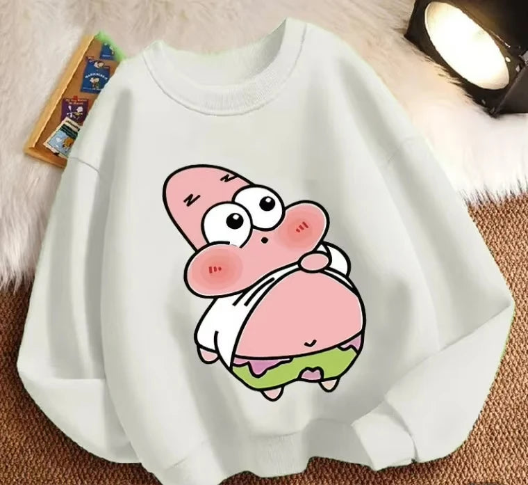 Sweat Shirt Gris Patrick L'Étoile - Ventre Rond