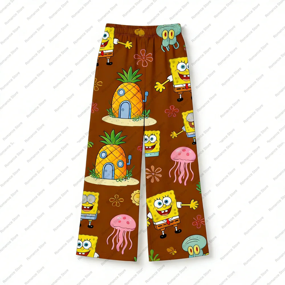 Pyjama Long Bob L'Éponge - Ensemble T-Shirt & Pantalon Ananas