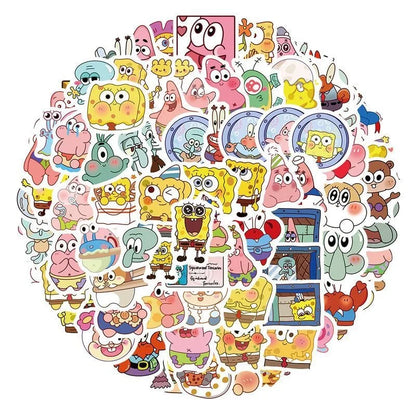 Stickers Bob L'Éponge - Mix 100-1000pcs