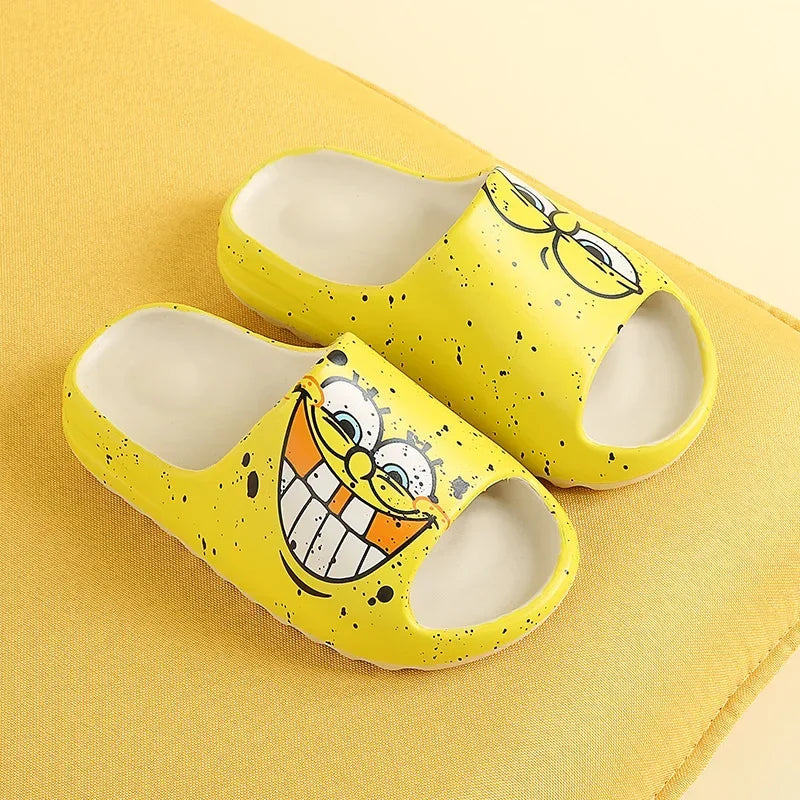Claquettes Bob L'Éponge - Visage Jaune Classique