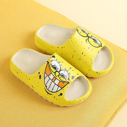 Claquettes Bob L'Éponge - Visage Jaune Classique