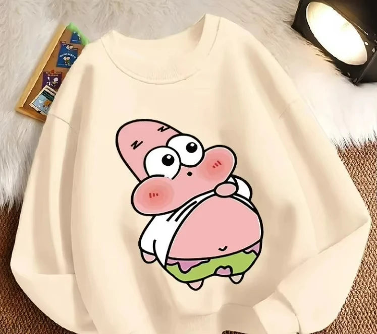 Sweat Shirt Gris Patrick L'Étoile - Ventre Rond