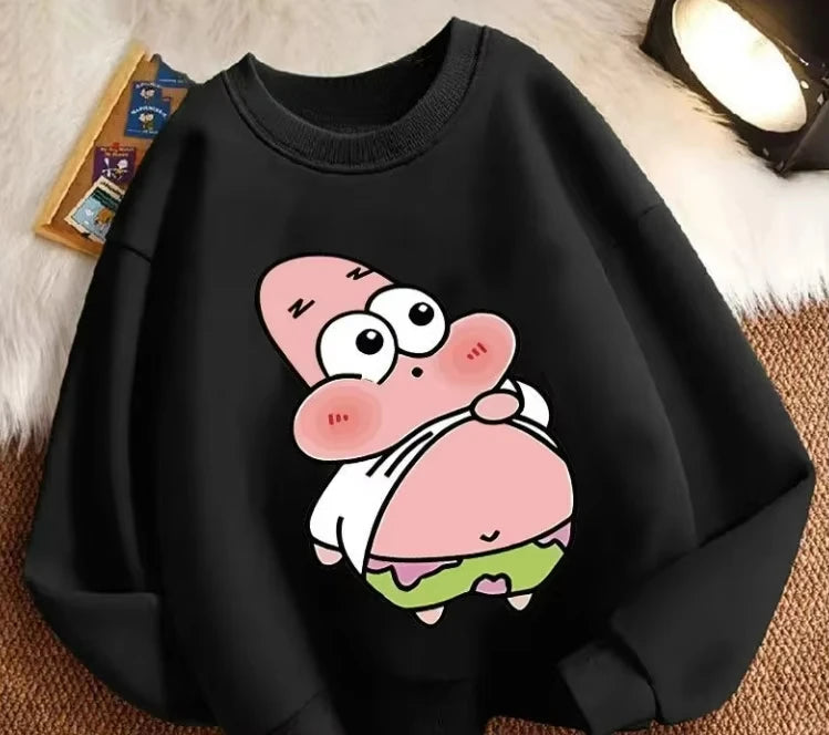 Sweat Shirt Gris Patrick L'Étoile - Ventre Rond