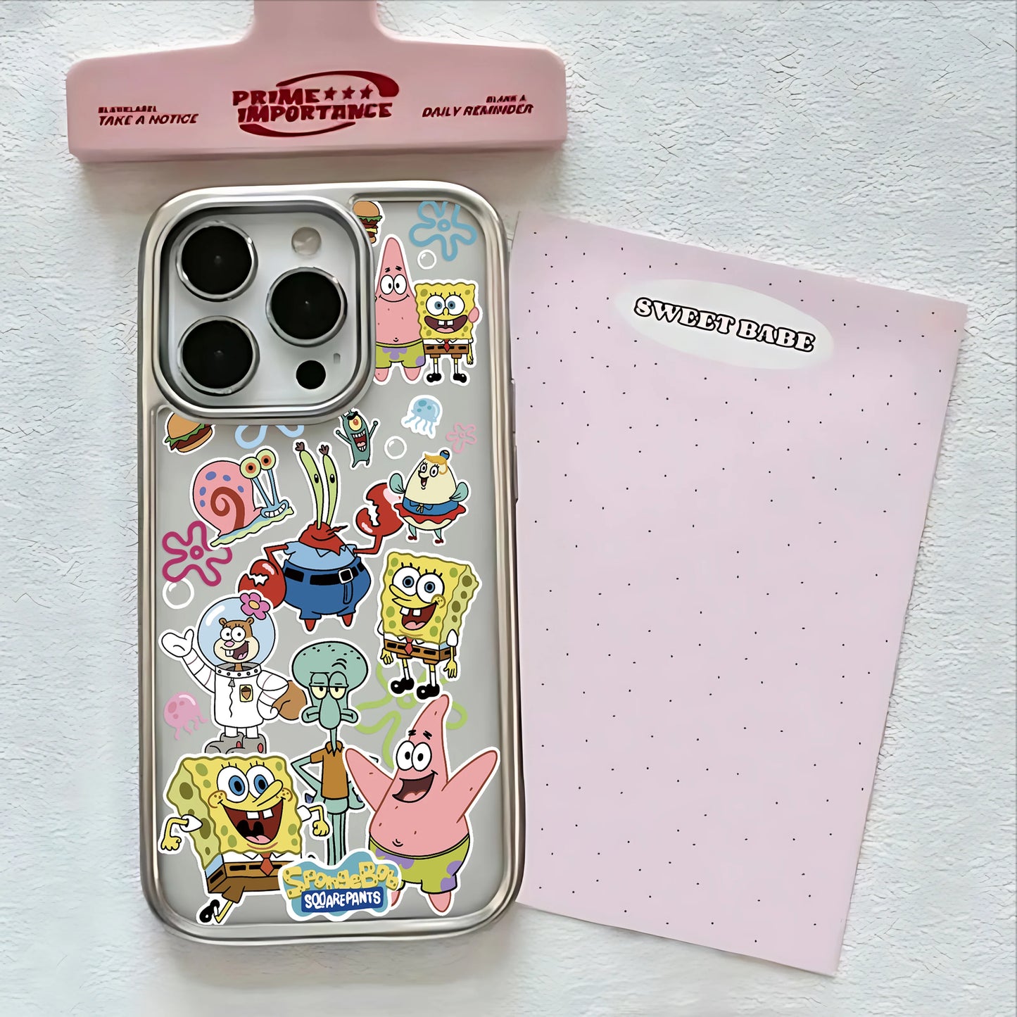 Coque Bob l'Éponge - Modèle Collage Bikini Bottom