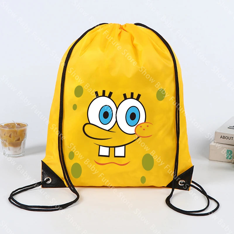 Sac à Dos Bob L'Éponge - Cordon Gym Jaune