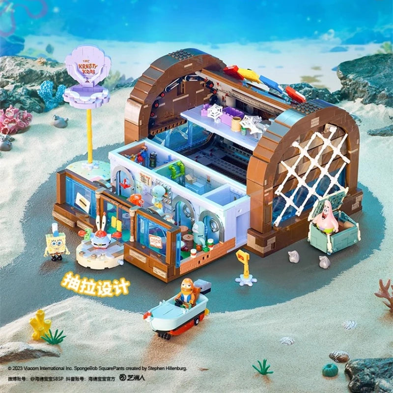 Set de Construction Bob l'Éponge - Le Crabe Croustillant en Briques