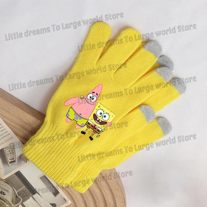 Gants Tactiles Bob L'Éponge - Bob et Patrick