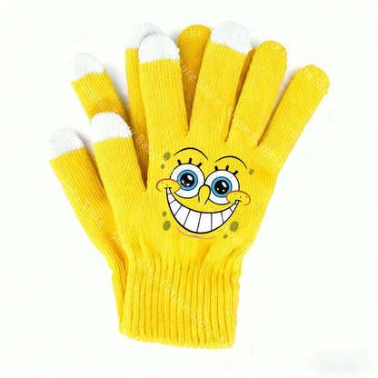 Gants Tactiles Bob L'Éponge - Visage Bob