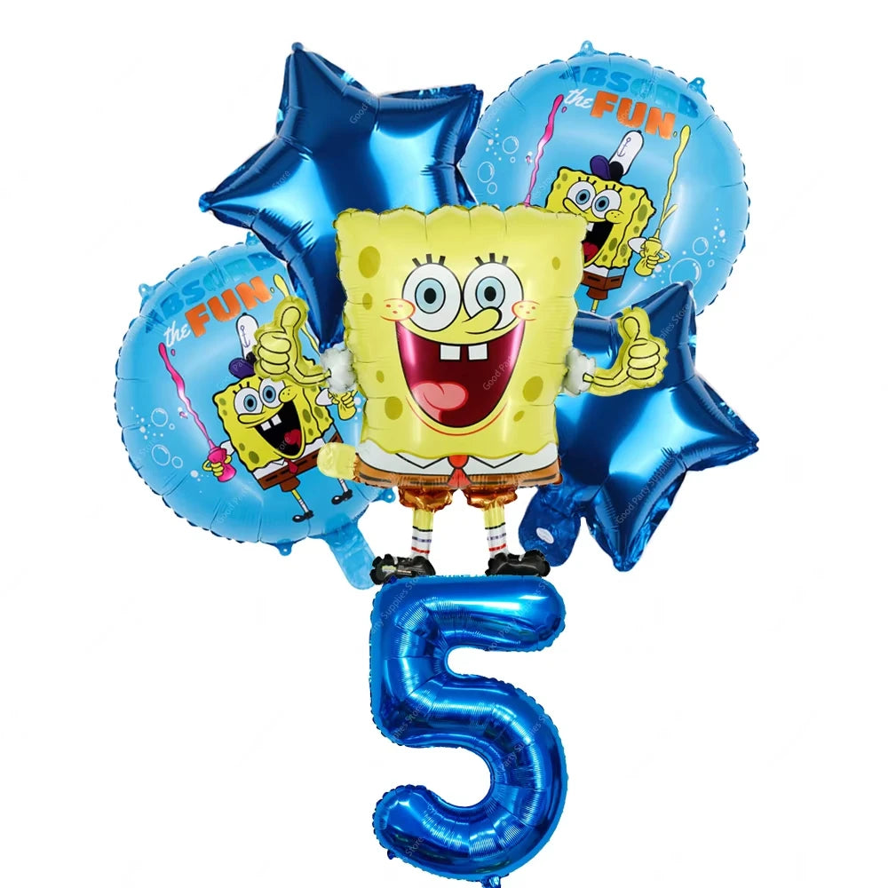 Ballons Bob L'Éponge - Set Multi-Couleurs