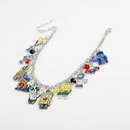 Bracelet Bob L'Éponge - Gourmette Multi-Charms