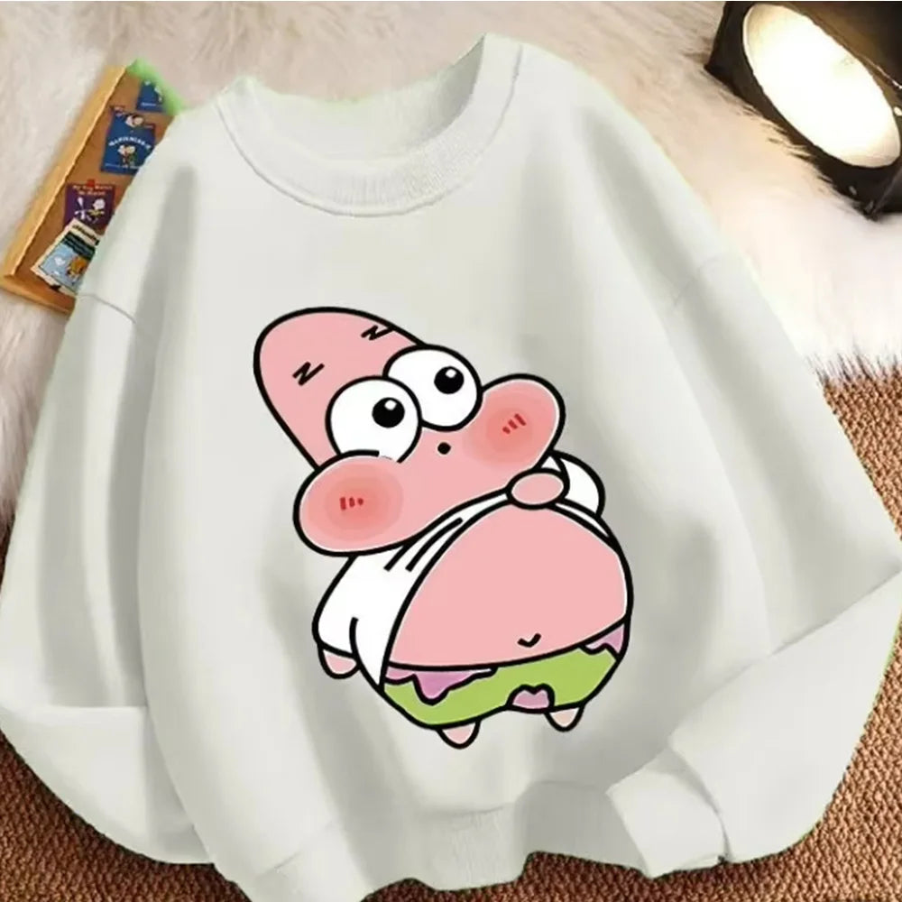 Sweat Shirt Gris Patrick L'Étoile - Ventre Rond
