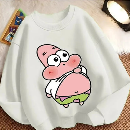 Sweat Shirt Gris Patrick L'Étoile - Ventre Rond