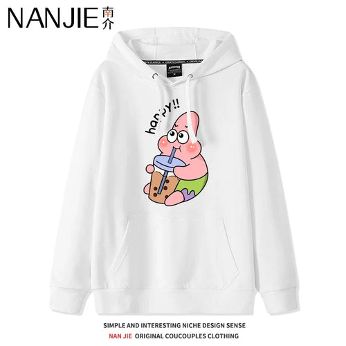Hoodie bianco di Patrick Stella - Ora dello snack