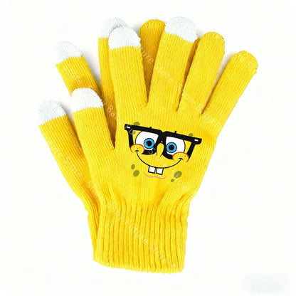 Gants Tactiles Bob L'Éponge - Visage Bob