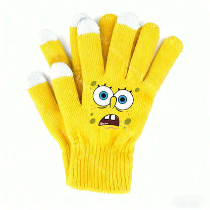 Gants Tactiles Bob L'Éponge - Visage Bob