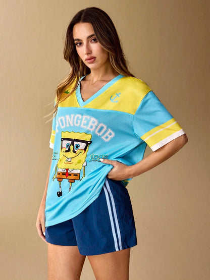 T-Shirt de Sport Bob L'Éponge - Maillot Équipe