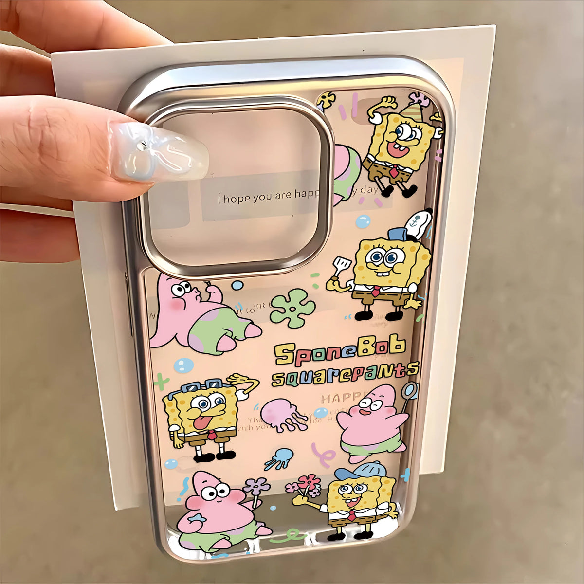 Coque Bob l'Éponge - Modèle Collage Bikini Bottom