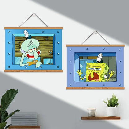 Tableau Bob L'Éponge - Trio Bikini Bottom