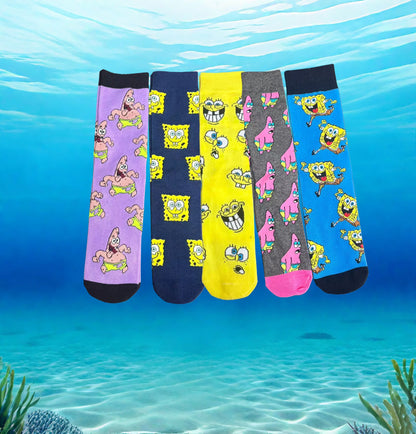 Chaussettes Bob l'Éponge - Bulles Joyeuses