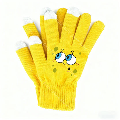 Gants Tactiles Bob L'Éponge - Visage Bob