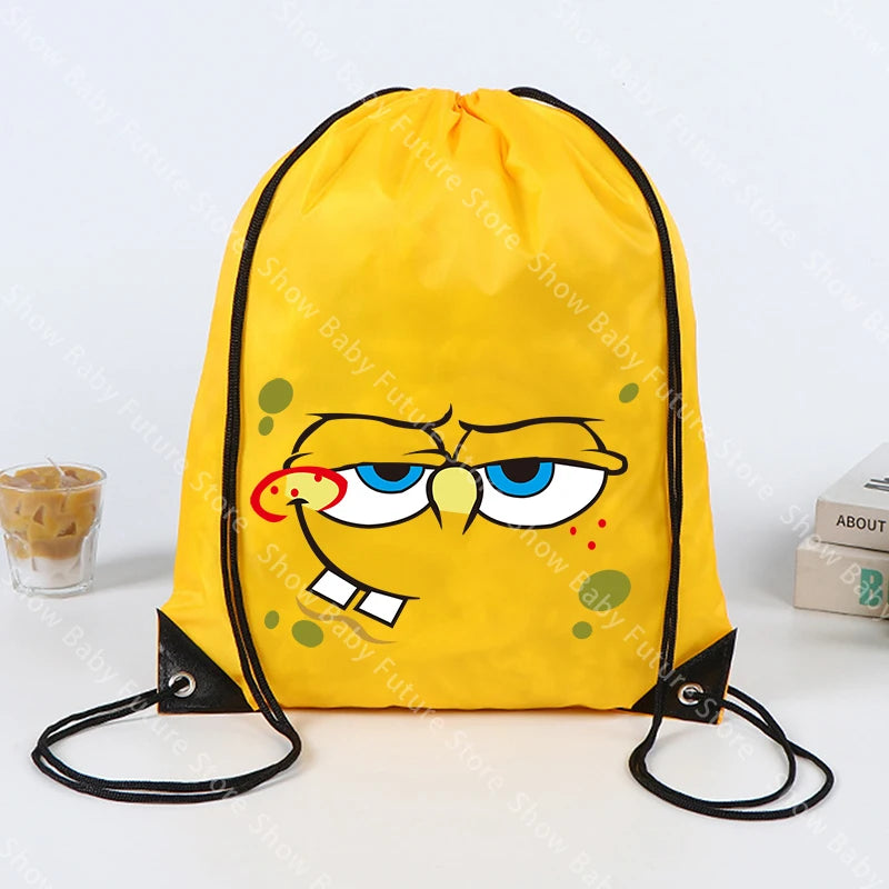 Sac à Dos Bob L'Éponge - Cordon Gym Jaune