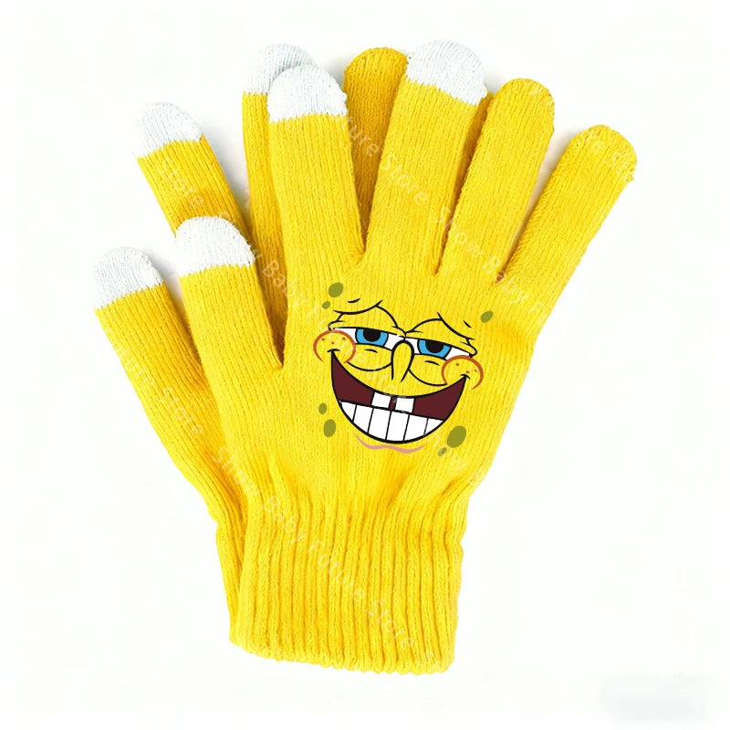 Gants Tactiles Bob L'Éponge - Visage Bob