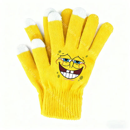 Gants Tactiles Bob L'Éponge - Visage Bob