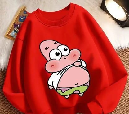 Sweat Shirt Gris Patrick L'Étoile - Ventre Rond