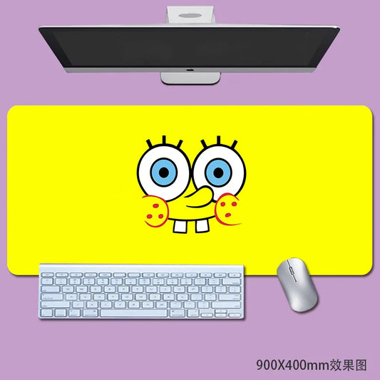 Tapis de souris Bob l'Éponge : visage minimaliste