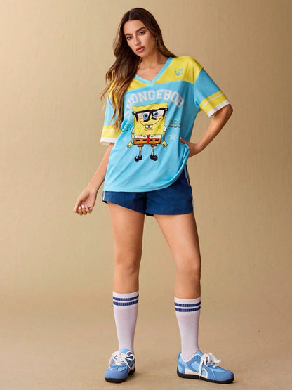 T-Shirt de Sport Bob L'Éponge - Maillot Équipe