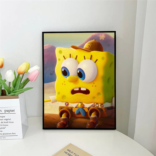 Poster Bob l'Éponge : aventure en relief 3D