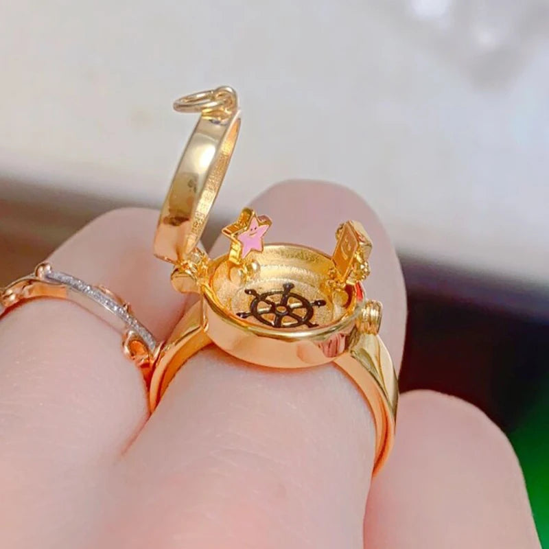 Bague Chevalière Bob L'Éponge - Boussole Secrète