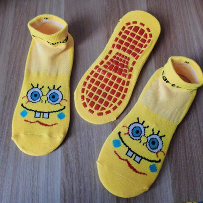 Chaussettes Bob L'Éponge - Motif Rayé Bikini