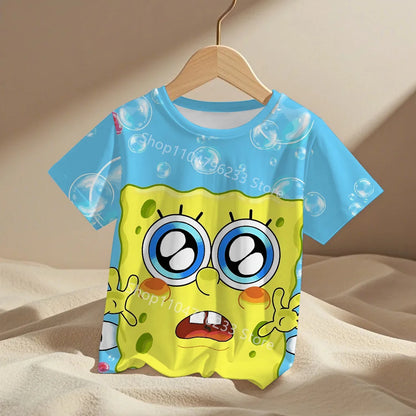 T-shirt Bob l'Éponge - Bulles 3D
